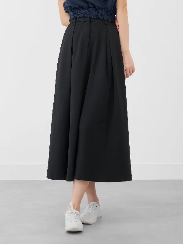 Myka Pleated Midi Skirt