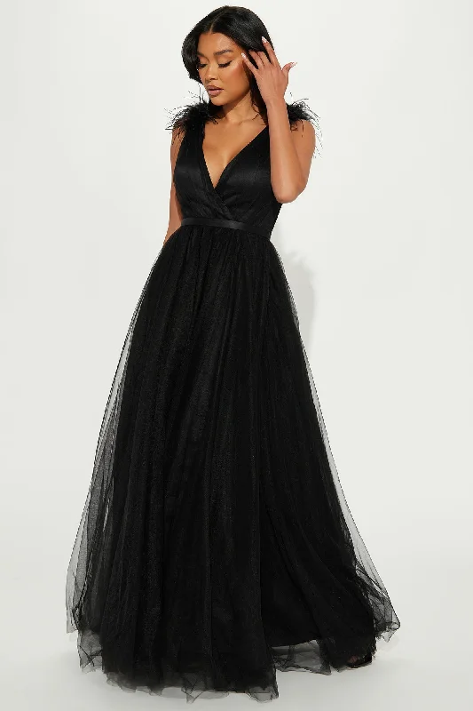 Amelia Tulle Gown - Black