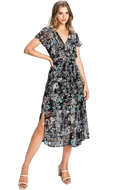 Carina Floral Midi Dress