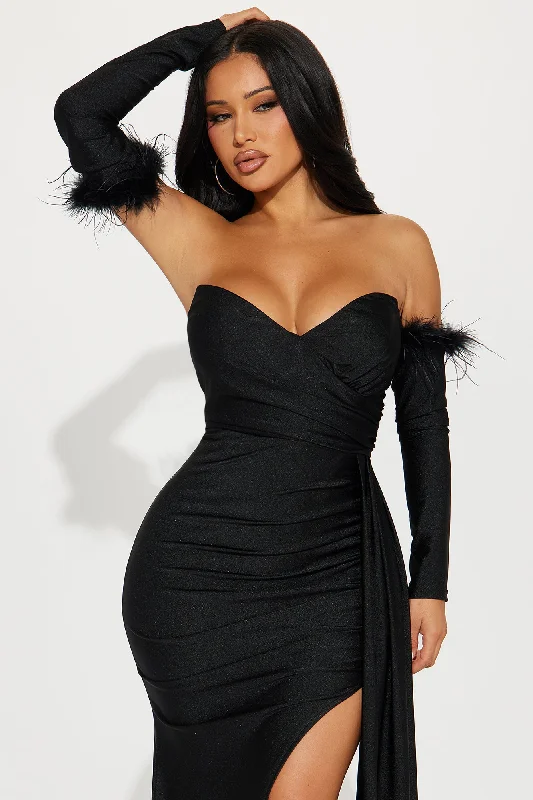 Celeste Mermaid Gown - Black