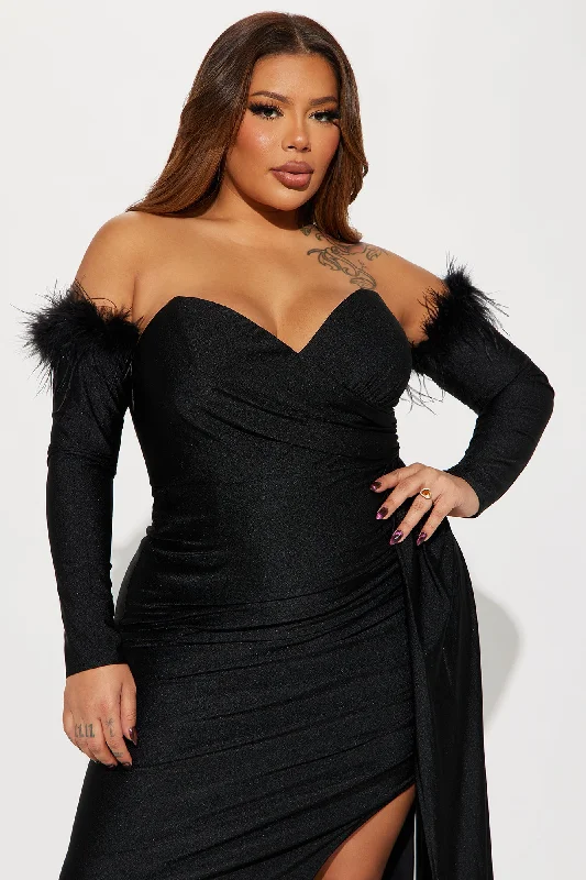 Celeste Mermaid Gown - Black