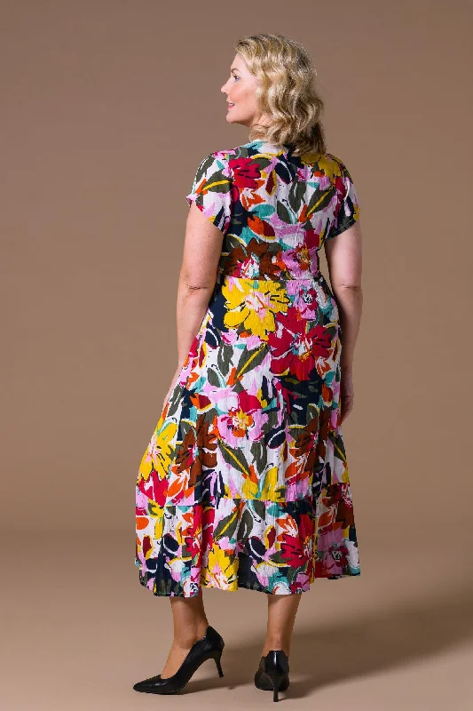 Paint Print Dress