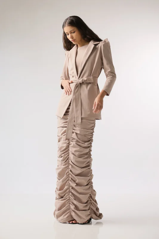 Sam Long Sleeve Maxi Dress Shake