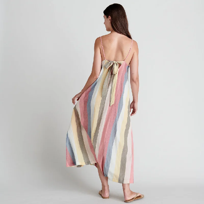 Womens Sterralda Dress - Multi Wide Stripe