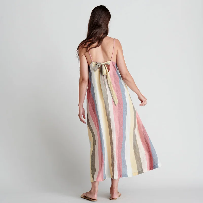 Womens Sterralda Dress - Multi Wide Stripe